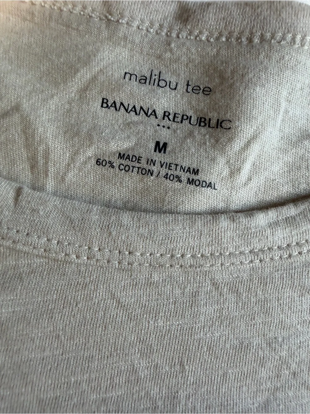 Banana Republic Men’s Long-Sleeve Tee in Beige